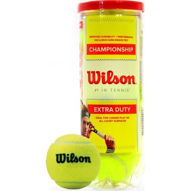 Teniso kamuoliukai Wilson Championship WRT100101, 3vnt.