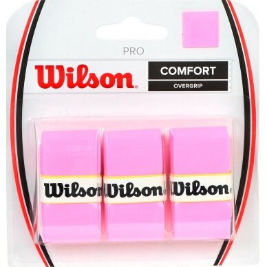 Teniso raketės apvija Wilson Pro Comfort WRZ4014PK, rožinė, 3vnt.