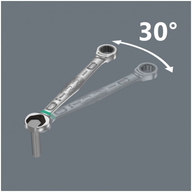 Terkšlinių veržliarakčių rinkinys WERA Joker SW-10-13-17-19 2