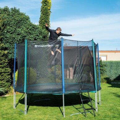 Trampoline Set inSPORTline Green 430 cm 1