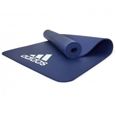 Treniruočių kilimėlis Adidas Fitness 7 mm, mėlynas 1