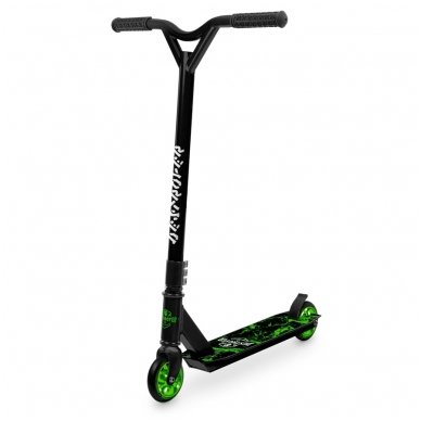 Triukinis paspirtukas su guoliais ABEC-7 Street Surfing Destroyer Green