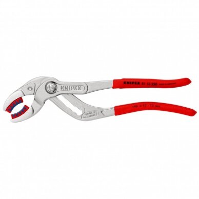 Vamzdinės replės su plastikinėmis žiaunomis KNIPEX 8113250