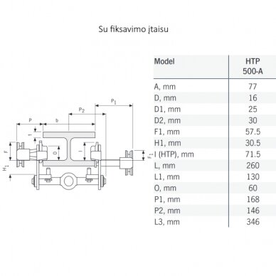 Važiuoklė keltuvui YALE HTP-A 500kg 3