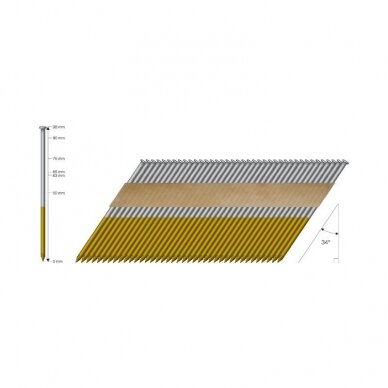 Vinys HiKOKI VGRCC HDG rifliuotos 34° 2,8x63mm 1